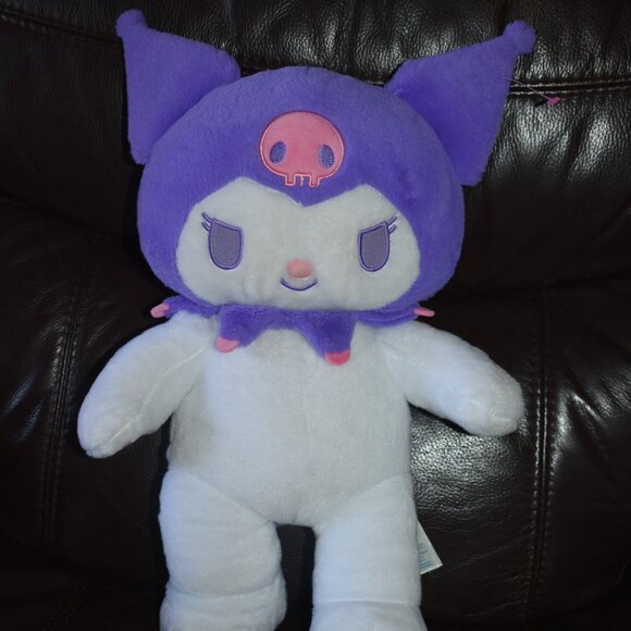 Exlusive Build a Bear Sanrio Purple Kuromi Heavy Stuffed Plush 18” Doll figure - Picture 8 of 11